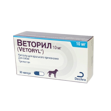Веторил 10 мг, 30 капсул