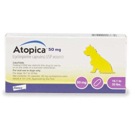 Атопика (Atopica) 50 мг 30 капс.